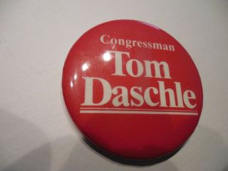 South Dakota Campaign Pin Back Button Local Tom Daschle U.  S.  Senate Senator House