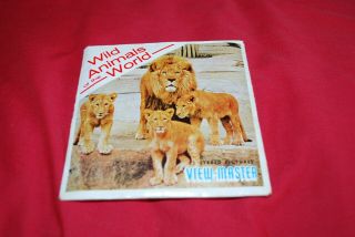 Sawyers View Master Packet Ref B 614e World Animals Of The World 3 Reel Set