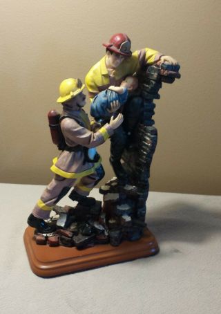 Vanmark Red Hats Of Courage Collectible Figurine " Double Team "