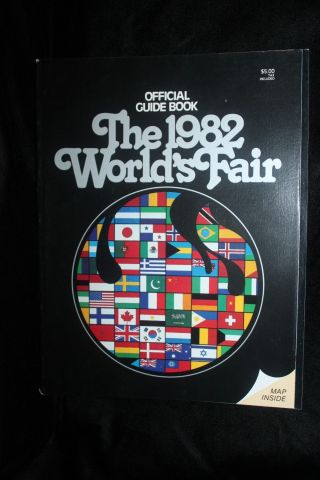 Worlds Fair Knoxville 1982 Official Guide Book W/map 200 Pages (leonard Nimoy)