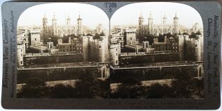 Keystone Stereoview The Tower Of London,  England Uk From 1930’s T600 Set Type A