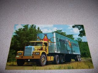 1960s Campbells Express Trucking Company,  Springfield Mo.  Vtg Postcard
