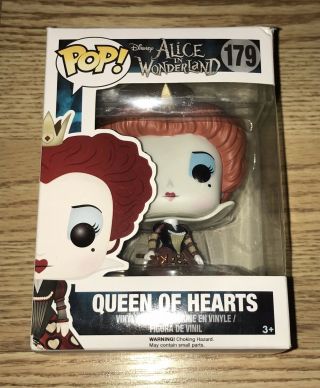 Funko Pop Queen Of Hearts 179 Adventures Of Alice In Wonderland Disney