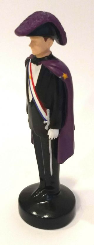 Purple Knights Of Columbus Color Corps Commander Statue Full Regalia 4th Degree