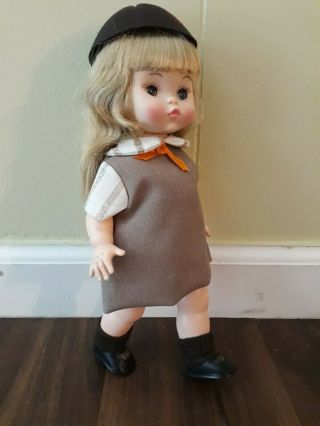 Vintage 1960s Effanbee Girl Scout Brownie Doll 11  Children Toys American Girl