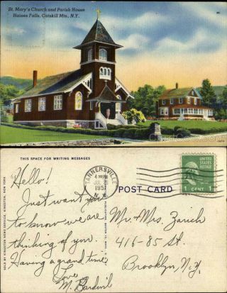 1951 Haines Falls,  Ny St.  Mary 