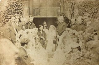Unusual Victorian Carte De Visite CDV: Webb: Bromsgrove: A Wedding Group 2