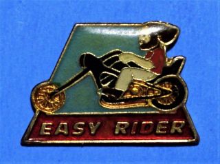 Easy Rider Movie - Harley Davidson Motorcycle - Rare Vintage 1988 Lapel Pin