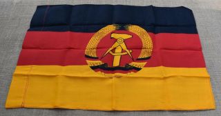 Vintage East Germany National Flag 15 " X 21 " Old Stock 40cm X 60cm