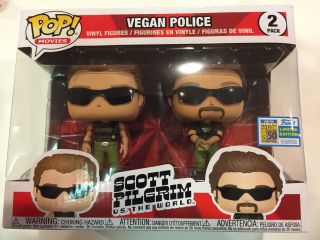 " Official " Sdcc 2019 Funko Pop Scott Pilgrim Vs The World - Vegan Police 50th