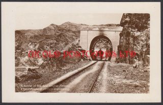 India / Pakistan - A Tunnel Over The Khuber Railway,  Real Photo