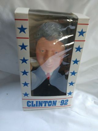 Bill Clinton Bobblehead Head Figure From 1992