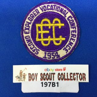 Boy Scout 1954 Explorer Vocational Conference Patch East Carolina Council