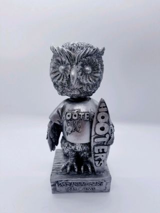 Hooters Bobble Head Knocker 20th Anniversary 1983 - 2003 Surfing Owl Collectible