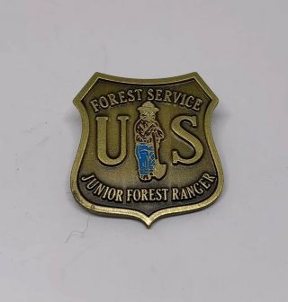 Us Forest Service Junior Ranger Smokey Bear Prevent Forest Fires Pin Lapel Badge