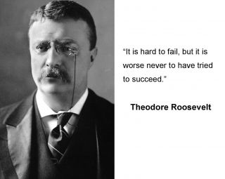President Theodore Teddy Roosevelt W/ Quote 8 X 10 Photo Picture