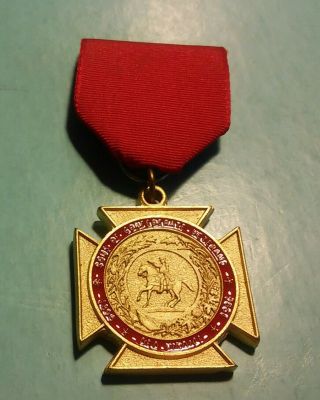 Sons Of Confederate Veterans Deo Vindice 1896 - 1996 Medal 211 ( (b50))