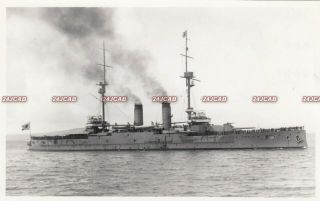 Photograph Imperial Japanese Navy.  " Kashima " Battleship.  Fine C 1907