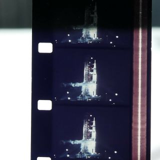 Orig 16mm Nasa Film Apollo Hold On Launch Pad Nxc 46736 W/sound
