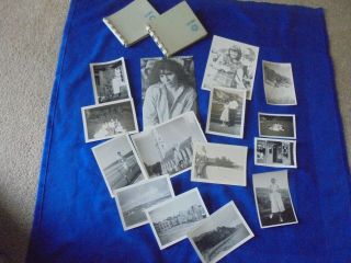 2 Old Small Photo Album Ilford - Plus Black & White Mixed Photos