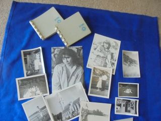 2 Old small Photo Album ILFORD - plus Black & white mixed photos 3