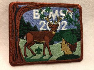 (nct) Boy Scouts - Bcmsr - Broad Creek Memorial Scout Res.  2002 Big Buck Patch