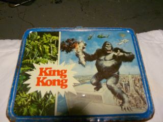 King Kong Vintage Metal Lunchbox No Thermos