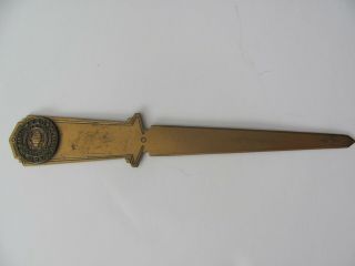Vintage Military Order Of The Cooties Letter Opener Early Years 1930s? Deco