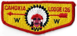 Order Of The Arrow (oa) Flap Lodge 126 Cahokia S1