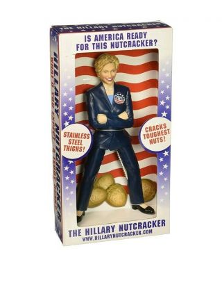 The Hillary Nutcracker.  Nine - Inch Tall,  Fully Functional,  Resin Nutcracker