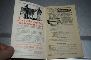 antique june 1930 EN - AR - CO OIL NEWS booklet gasoline 3