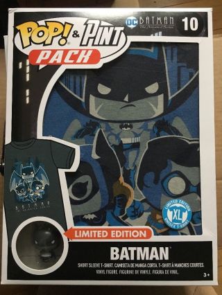 Funko Pop & Pint Pack Batman The Animated Series Vhtf Limited Edition