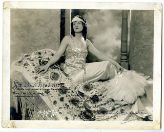 Signed 1910 Antique Photo Of Opera Singer Gladys Cranston - Royal Opera House