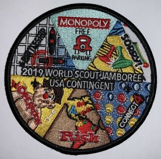 Boy Scout 2019 World Jamboree Risk Monopoly Usa Contingent Region 1 Small Round