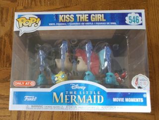 Funko Pop Disney Little Mermaid Kiss The Girl Movie Moment Target Exclusive - Mib