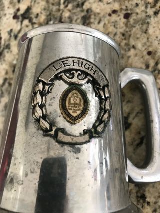 Lehigh University Pewter Mug By Loren Morohison Made In England.