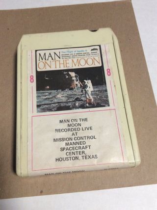 Man On The Moon " The Flight Of Apollo 11 " Nbc News 8 Track Tape
