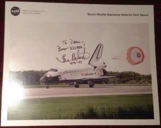 Space Shuttle Discovery Sts - 141 Bruce Melnick Signed Inscribed Autotograph Guard