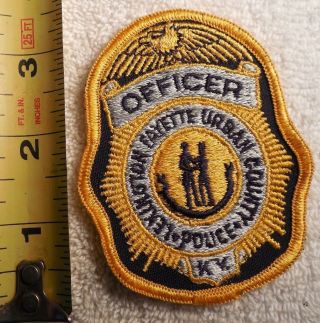 Lexington Kentucky Police Officer Patch (highway Patrol,  State Police,  Sheriff)