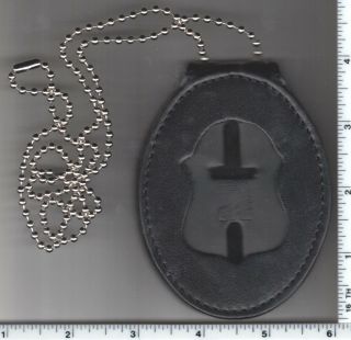 Philadlephia Police (pa) Detective Recessed Badge Cut - Out Small Neck Hanger