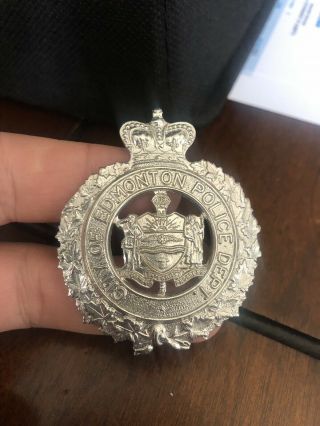 Obsolete Edmonton Police Service Cap Badge (alberta)