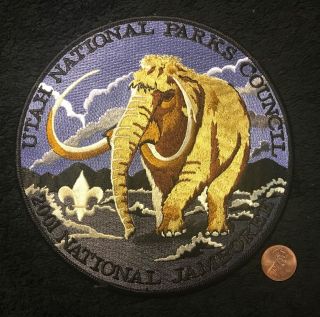 Bsa Utah National Parks Council Ut Oa 508 2001 Jamboree 6 " Mammoth Jacket Patch