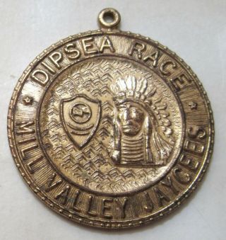 8/24/75 Dipsea Race Mill Valley Jaycees Participation Medal