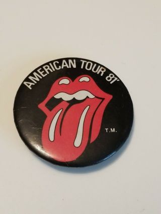 Vintage 1981 " Rolling Stones American Tour 