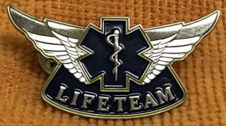 Lifeteam Air Ambulance Paramedic Wings Emt Rescue