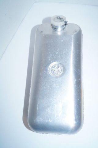 Vintage Old Official Boy Scouts Of America Aluminum Canteen Clip On By Regal L2a