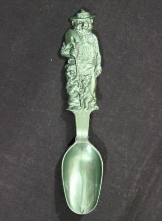 Vintage Smokey The Bear Prevent Forest Fires Plastic Spoon - Zoo - Piks Usa