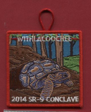 2014 Section Sr - 9 Conclave - Withlacoochee Lodge 98 Delegate Patch - -