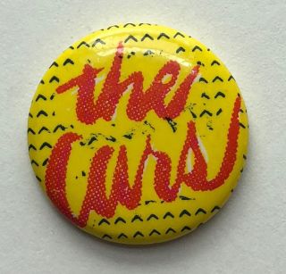 Rare Vintage Late 70s The Cars Logo Pinback Button Pin Ric Ocasek Wave Badge