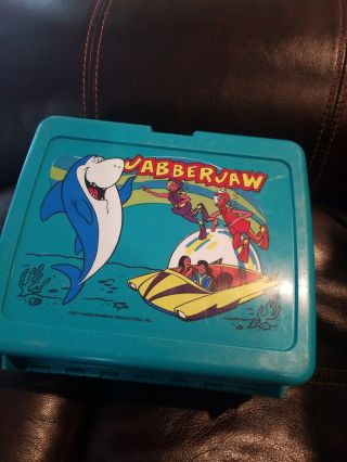 Vintage 1977 Hanna - Barbera Jabberjaw Plastic Lunchbox No Thermos